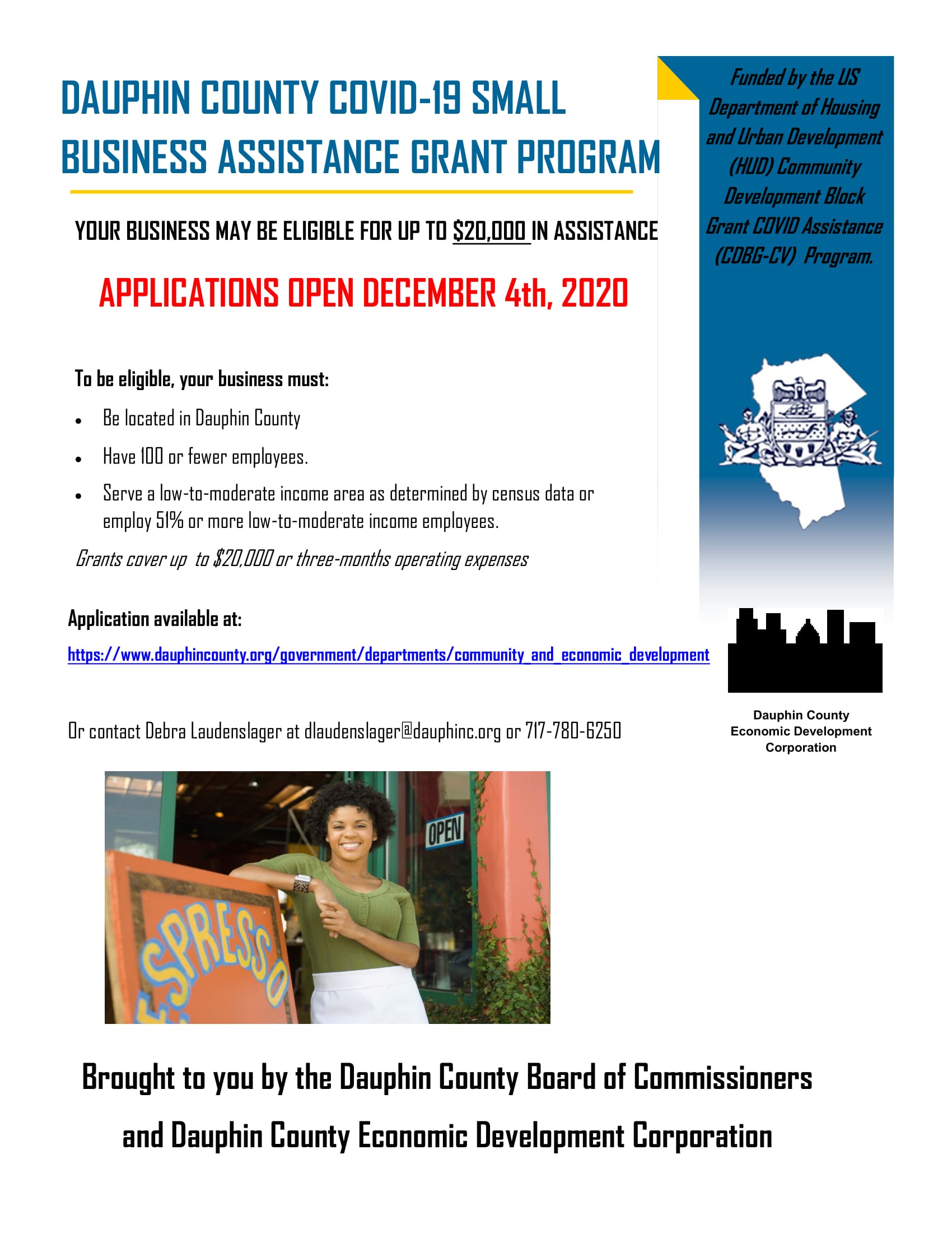 HUD Covid grants round 2 flyer